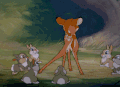 小鹿斑比 学走路 动画 bambi