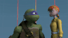 忍者神龟 Teenage+Mutant+Ninja+Turtles 卡通 亲吻