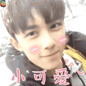吳磊 小可愛 雪 賣萌 soogif soogif出品