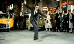 吉恩·凯利 跳舞 围观 50年代 滑旱冰 roller skating