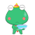 小青蛙 流泪 小盆 搞笑