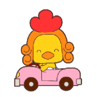 卡通 小鸡 搞笑 萌萌哒