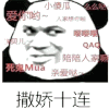 熊猫头 撒娇十连 搞笑 斗图 么么哒 小傻瓜