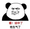 暴漫 文字表情包 看说中了他生气了 搞怪 魔性 逗