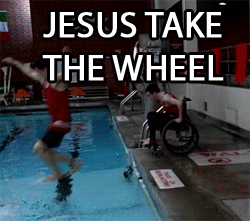 潜水 残疾人 惶恐 轮椅