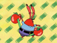 海绵宝宝 SpongeBob 蟹老板 搓澡 搓屌 洗屁股 纸币