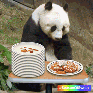 苹果 熊猫 焦糖 季节的甜蜜