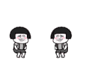 蘑菇头 转圈 金馆长