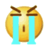 emoji 小黄脸 哭泣 难受 搞怪 逗