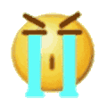 emoji 小黄脸 哭泣 难受 搞怪 逗