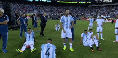 2016美洲杯 阿根廷 等待 可爱