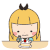 女孩 蛋糕 好馋 流口水