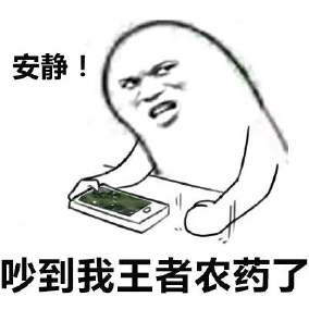 安静 吵到我玩王者荣耀了