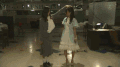 拍手 击掌 少女 转圈