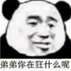 暴漫 文字表情包 弟弟你在狂什么呢 搞笑 逗 沙雕