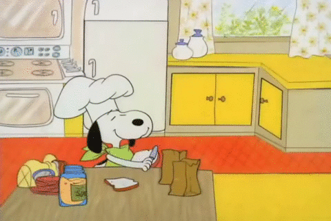 史努比 Snoopy  午餐 食品 花生