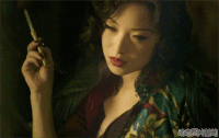 美女 性感 撩汉 抽烟