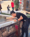搞笑 逗逼 水池 二货