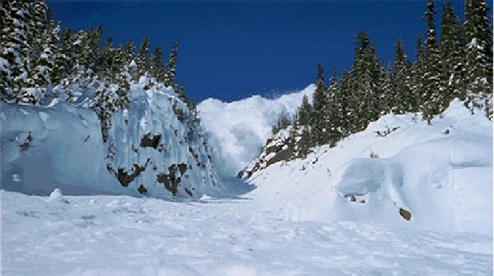 滑雪 雪崩 大雪 冬天