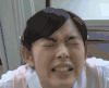 美女 一吻定情  闭眼睛 张大嘴