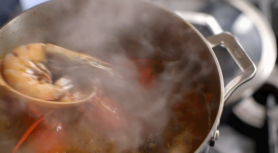 冒烟 大虾 烹饪 美食系列短片 龙虾海鲜烩篇