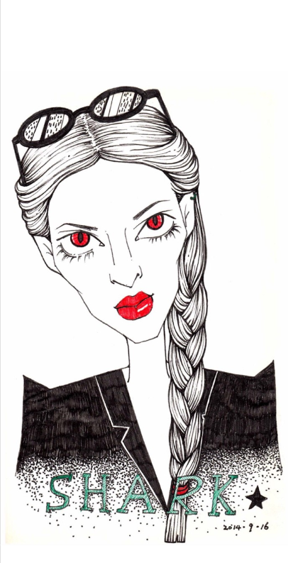 壁纸 酷女孩 插画 美图 帅气
