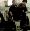 同学 偷袭 认真 搞笑