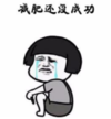暴漫 文字表情包 减肥还没成功 搞笑 沙雕 魔性