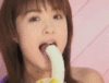 香蕉 女生 长发 眼睛