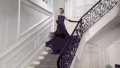 巴西超模 Martha Streck 楼梯 黑白