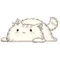 草莓布丁 猫咪 可爱 发呆