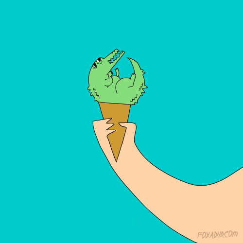 动物冰淇淋 雪糕 动画 二维