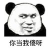 暴漫 熊猫头 你当我傻啊 嫌弃 搞怪 逗