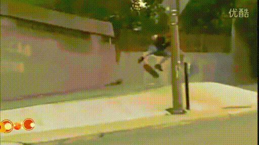 跳躍 摔倒 逗比 搞笑