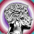 雕像 头大脑 视觉 人类