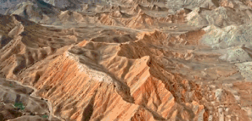 大峡谷 岩石 新疆 沟壑 纪录片 航拍中国 安集海