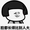 暴漫 文字表情包 脸都长得比别人大 搞笑 沙雕 魔性