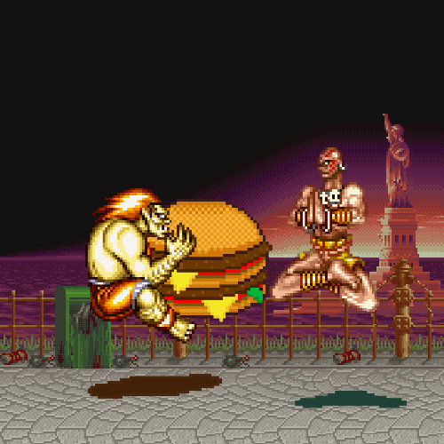 拳皇 小游戏 童年回忆 吃汉堡