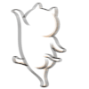 猫咪 胖子 大笑 旋转