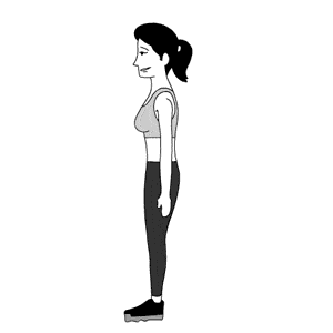 卡通 锻炼 少女 健康