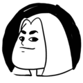 女孩 眼神 不着 微笑