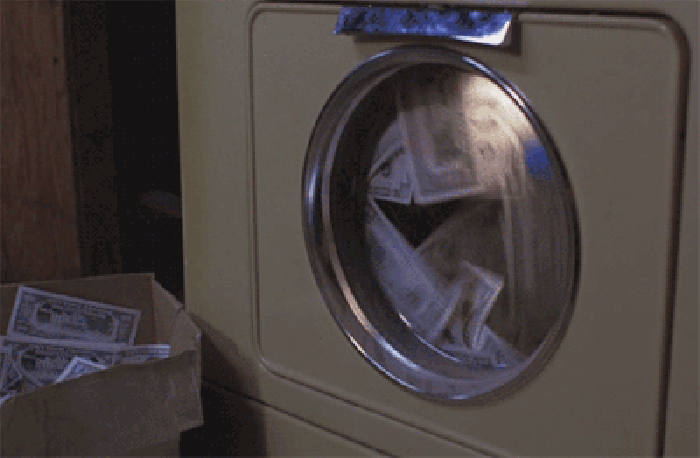 洗衣机 转动 清洁 干净