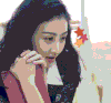 漂亮 可爱 黑色 长头发