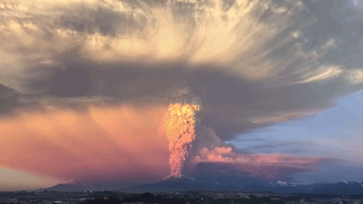 火山爆发 壮观 大自然的力量 炫酷 美图 灾难 花花世界