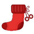 圣诞 袜子 红色 可爱