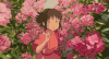 动漫 小女孩 奔跑 花海