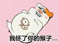 猴子 我怀了 你的猴子 斗图 搞笑 猥琐