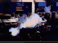 故障艺术 glitch 汽车 爆炸