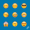网络表情 披萨 广告 表情 emoji