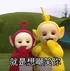 就是想嘲笑你 天线宝宝 可爱 草地